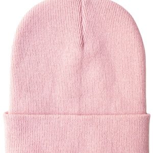 HAAKWEAR Traditional Silent Cuffed Beanie, Pearl Pink